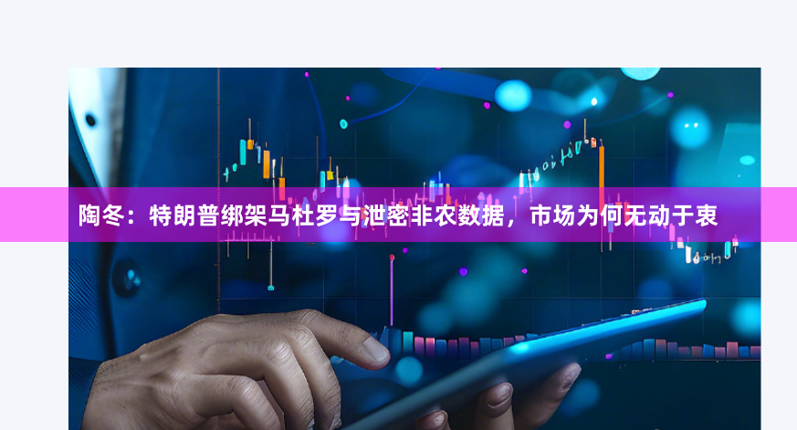 陶冬：特朗普绑架马杜罗与泄密非农数据，市场为何无动于衷