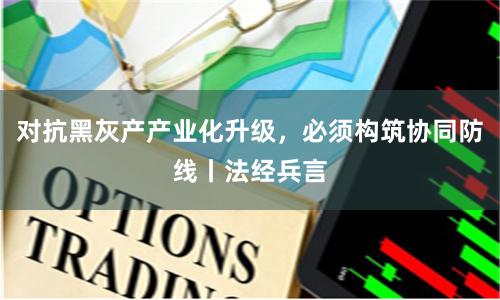 对抗黑灰产产业化升级，必须构筑协同防线丨法经兵言