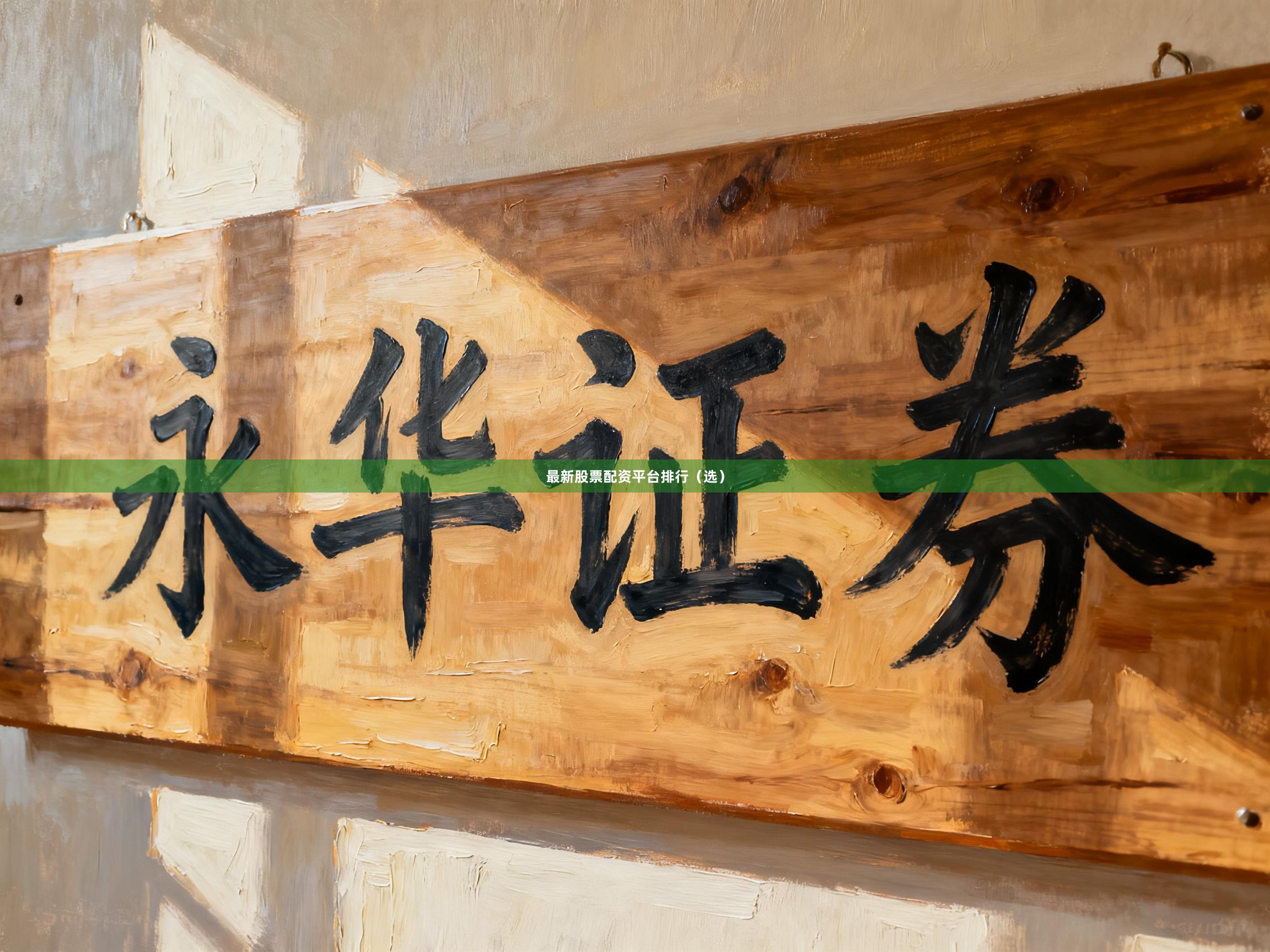 最新股票配资平台排行（选）